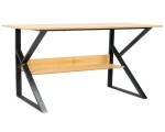 Masa de birou Tempo Kondela Tarcal 100x60 (Beech/Black)