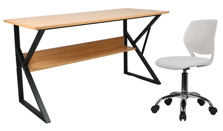 Стол письменный Tempo Kondela Tarcal 100x60 (Beech/Black)