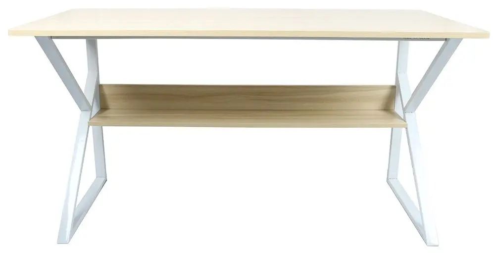 Masa de birou Tempo Kondela Tarcal 100x60 (Natural Oak/White)