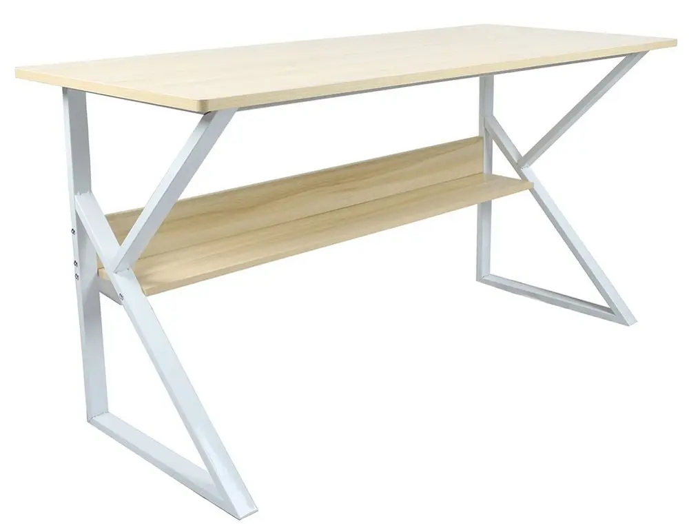 Masa de birou Tempo Kondela Tarcal 100x60 (Natural Oak/White)