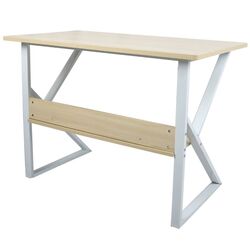 Masa de birou Tempo Kondela Tarcal 140x60 (Natural Oak/White) Thumb