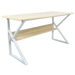 Masa de birou Tempo Kondela Tarcal 140x60 (Natural Oak/White)