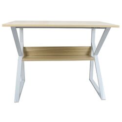 Masa de birou Tempo Kondela Tarcal 80x40 (Natural Oak/White) Thumb