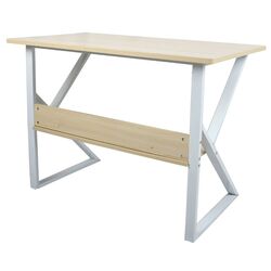 Masa de birou Tempo Kondela Tarcal 80x40 (Natural Oak/White) Thumb