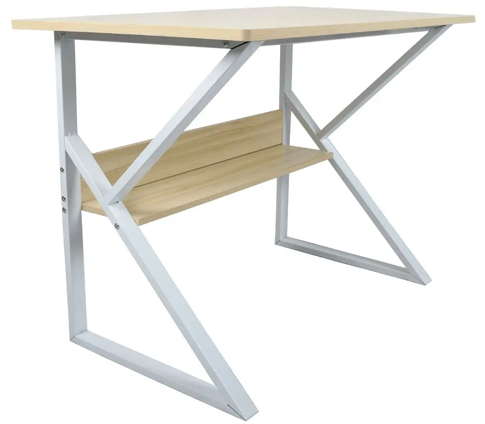 Masa de birou Tempo Kondela Tarcal 80x40 (Natural Oak/White)