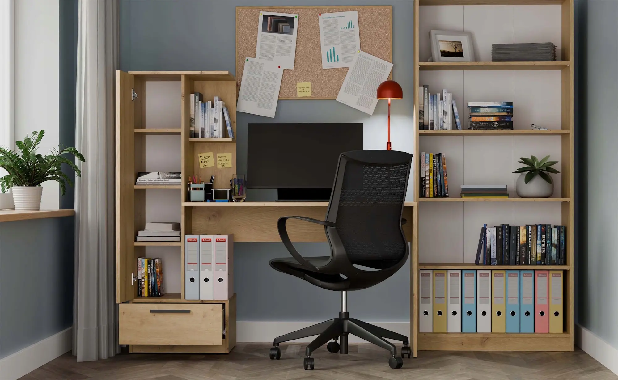 Стол компьютерный TopEshop Cosmo (Artisan Oak) - 2