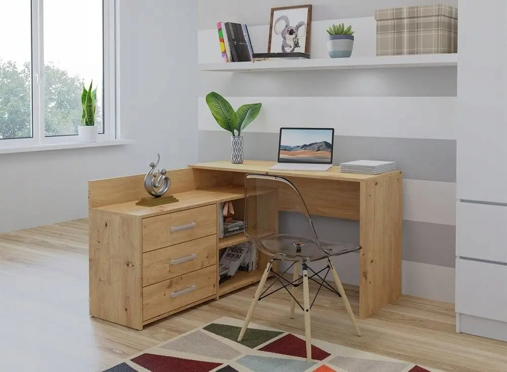 Masa de birou TopEshop Dany (Artisan Oak)