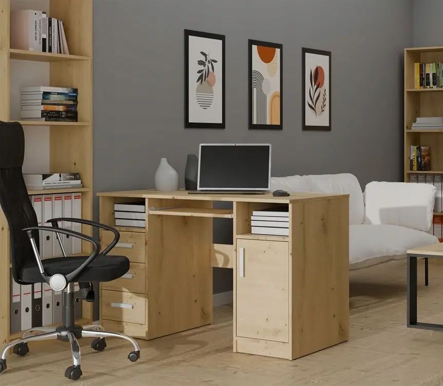 Стол компьютерный TopEshop Delta (Artisan Oak) - 7