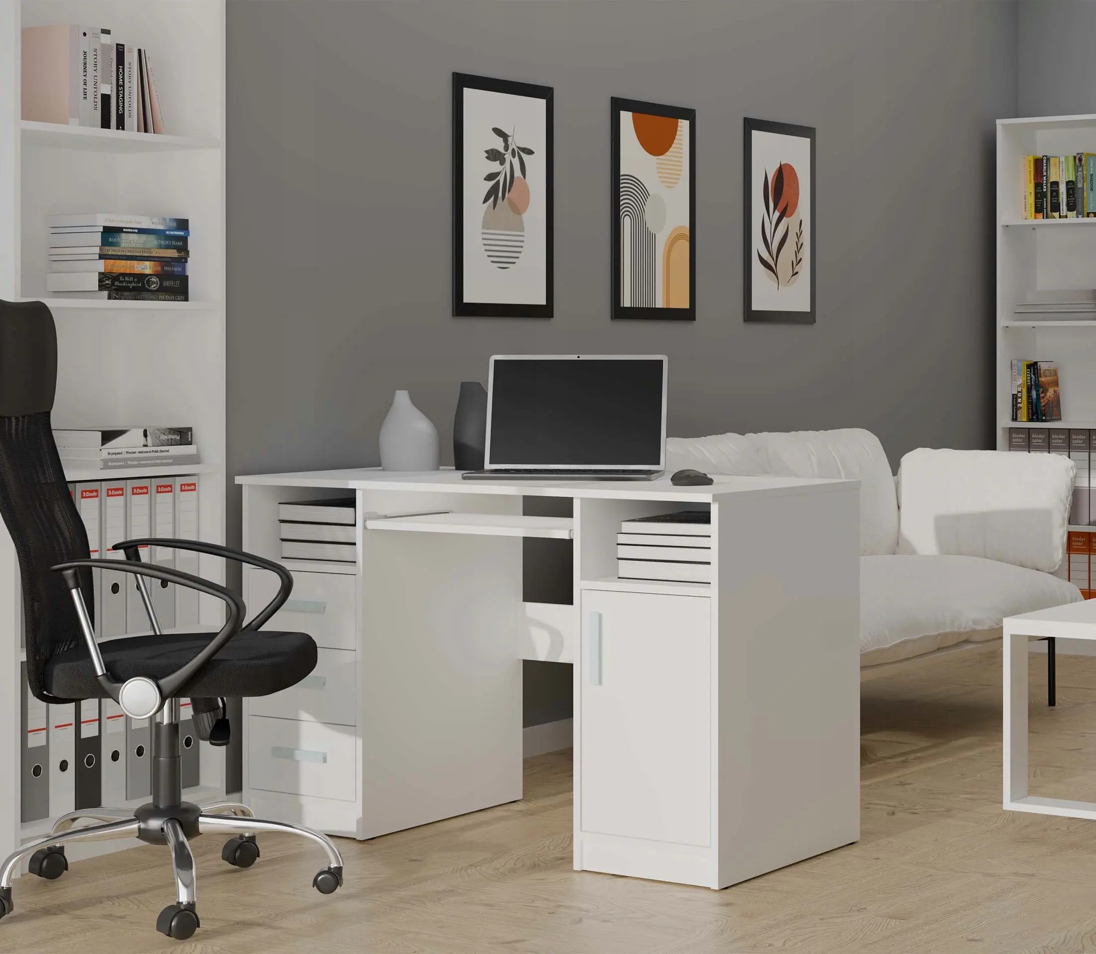 Masa de calculator TopEshop Delta (White) - 7