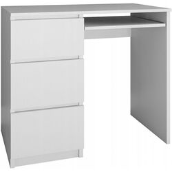 Стол компьютерный TopEshop Lima Left (White Matt) Thumb