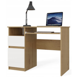 Стол компьютерный TopEshop Porto Left (Artisan Oak/White) Thumb