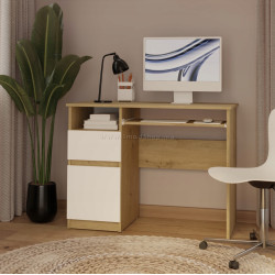 Стол компьютерный TopEshop Porto Left (Artisan Oak/White)