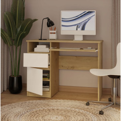 Стол компьютерный TopEshop Porto Left (Artisan Oak/White) Thumb