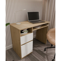 Стол компьютерный TopEshop Porto Left (Artisan Oak/White) Thumb