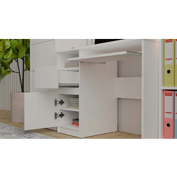 Masa pentru calculator TopEshop Porto Lewe (White) Thumb