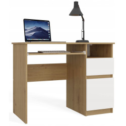 Стол компьютерный TopEshop Porto Right (Artisan Oak/White) Thumb