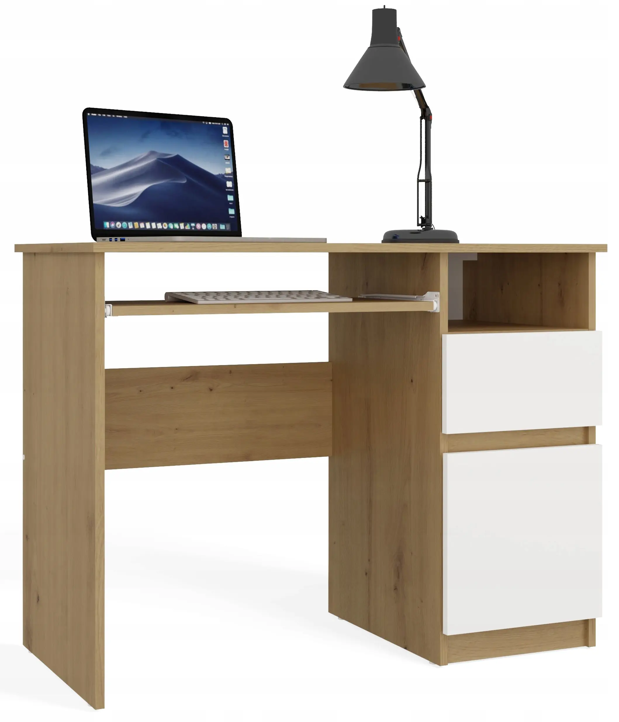 Стол компьютерный TopEshop Porto Right (Artisan Oak/White) - 2