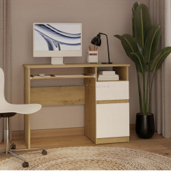 Стол компьютерный TopEshop Porto Right (Artisan Oak/White)