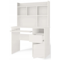 Стол компьютерный TopEshop Porto Right со стеллажом (White) Thumb