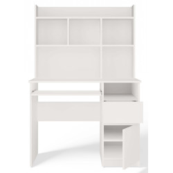 Стол компьютерный TopEshop Porto Right со стеллажом (White) Thumb