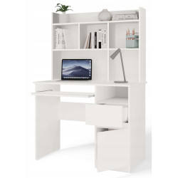 Стол компьютерный TopEshop Porto Right со стеллажом (White) Thumb