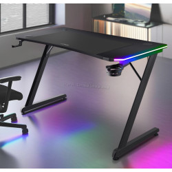 Игровой компьютерный стол Trust GXT 710 Luminus Pro RGB (Black)