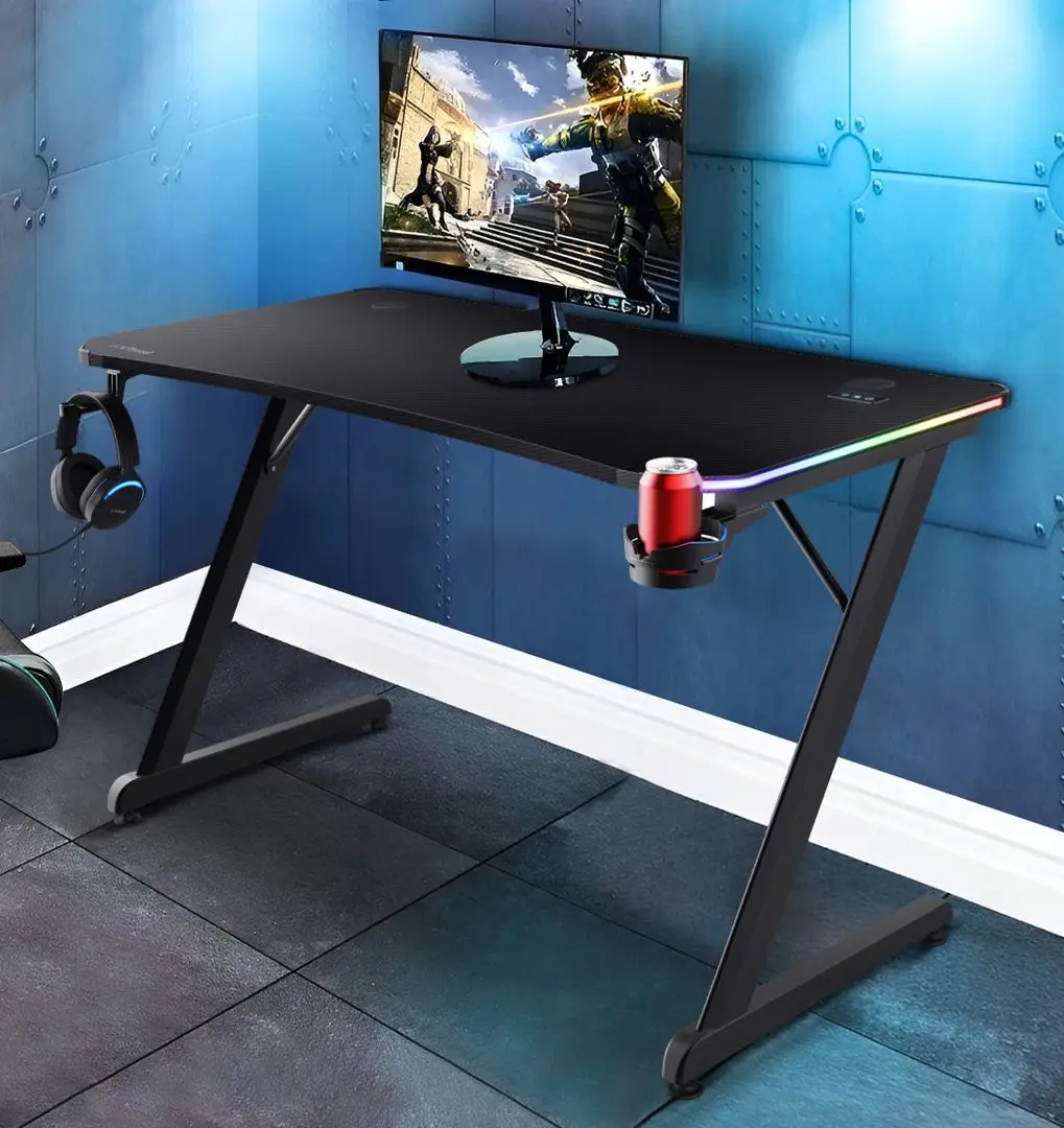 Masa pentru calculator Trust GXT 709 Luminos (Black)