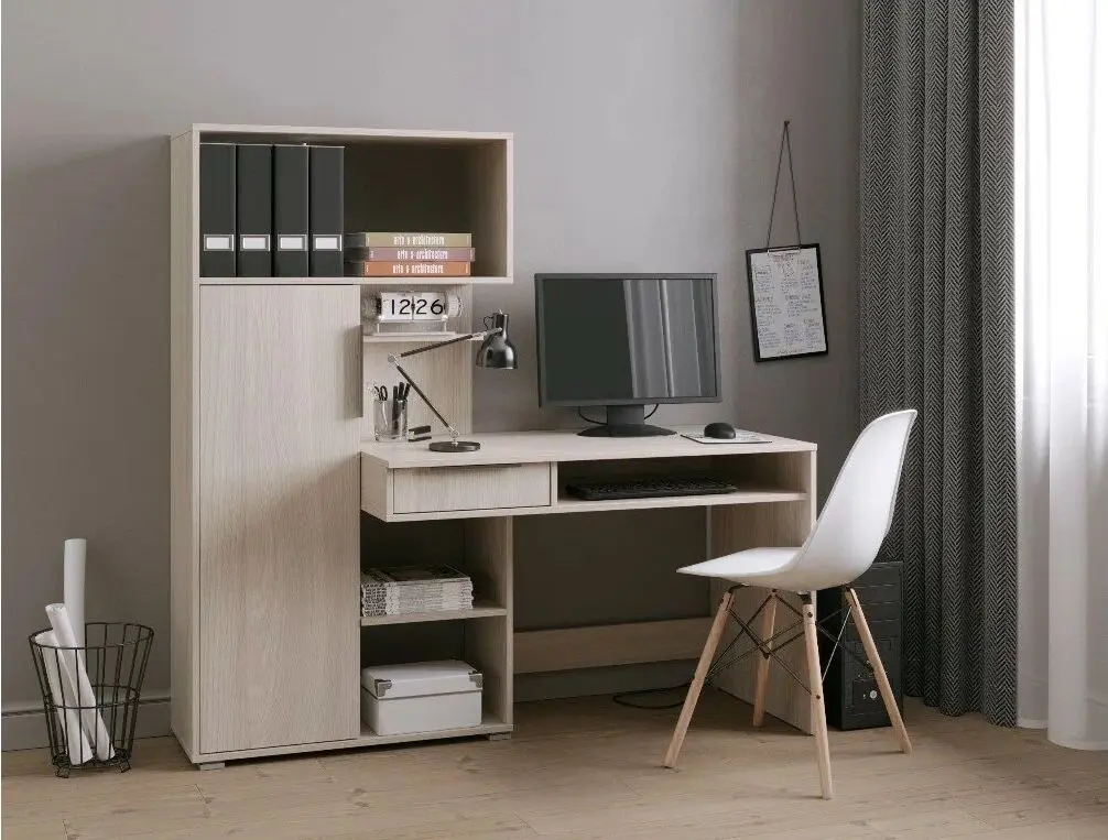 Masa pentru calculator Tuckano Duet (Sonoma/White) - 3