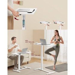 Masa pentru laptop Vasagle ULSD601W01 (White) Thumb