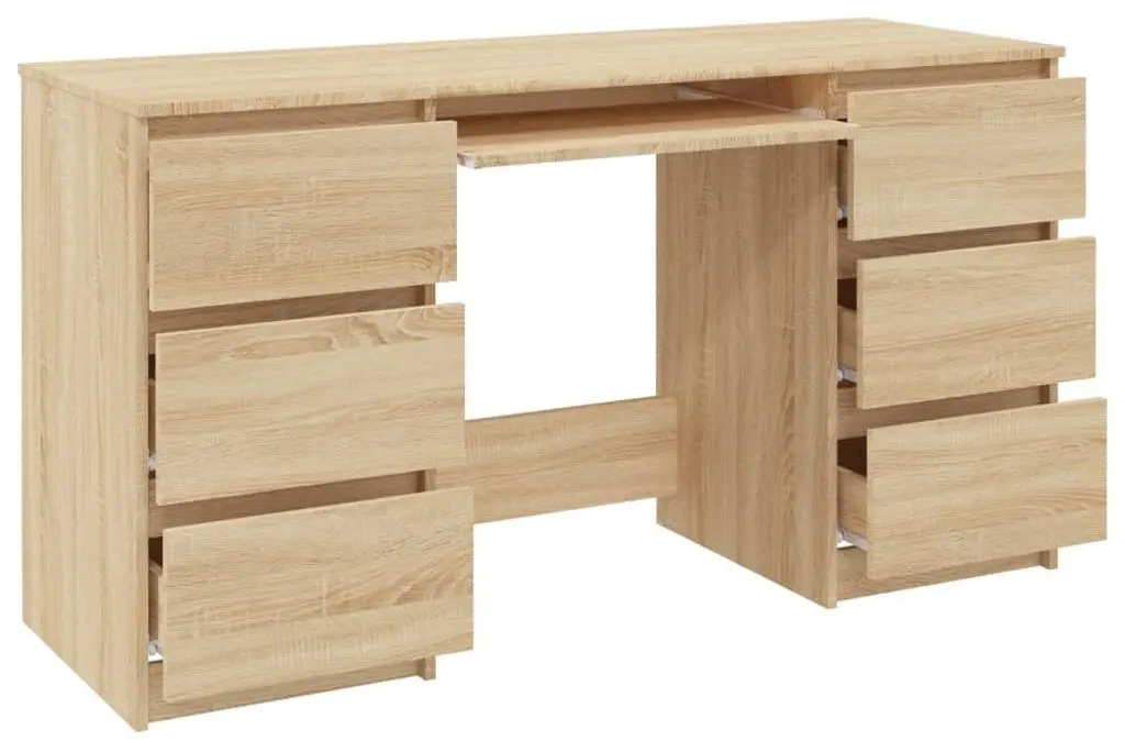 Masa de calculator VidaXL 800813 (Sonoma Oak)