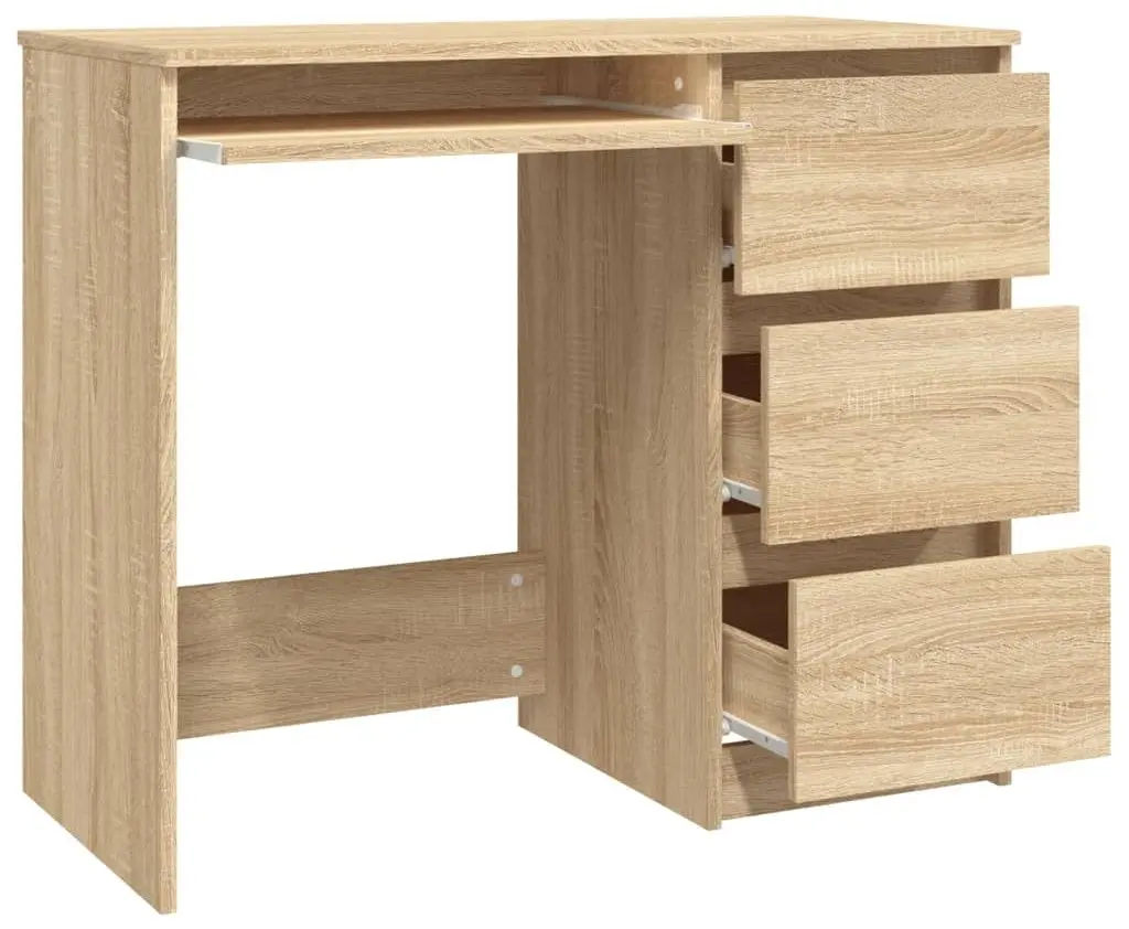 Masa de calculator VidaXL 801376 (Sonoma Oak)