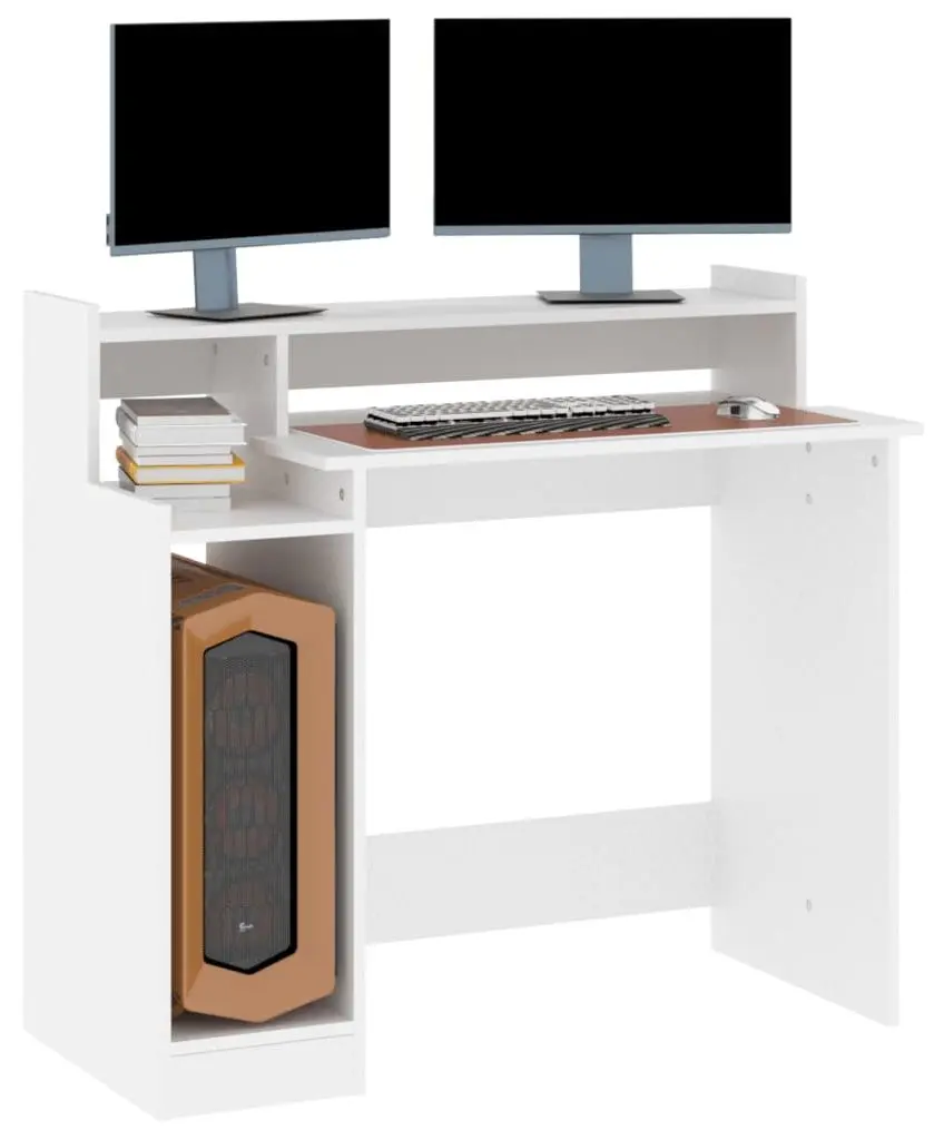 Masa de calculator VidaXL 805552 (White)