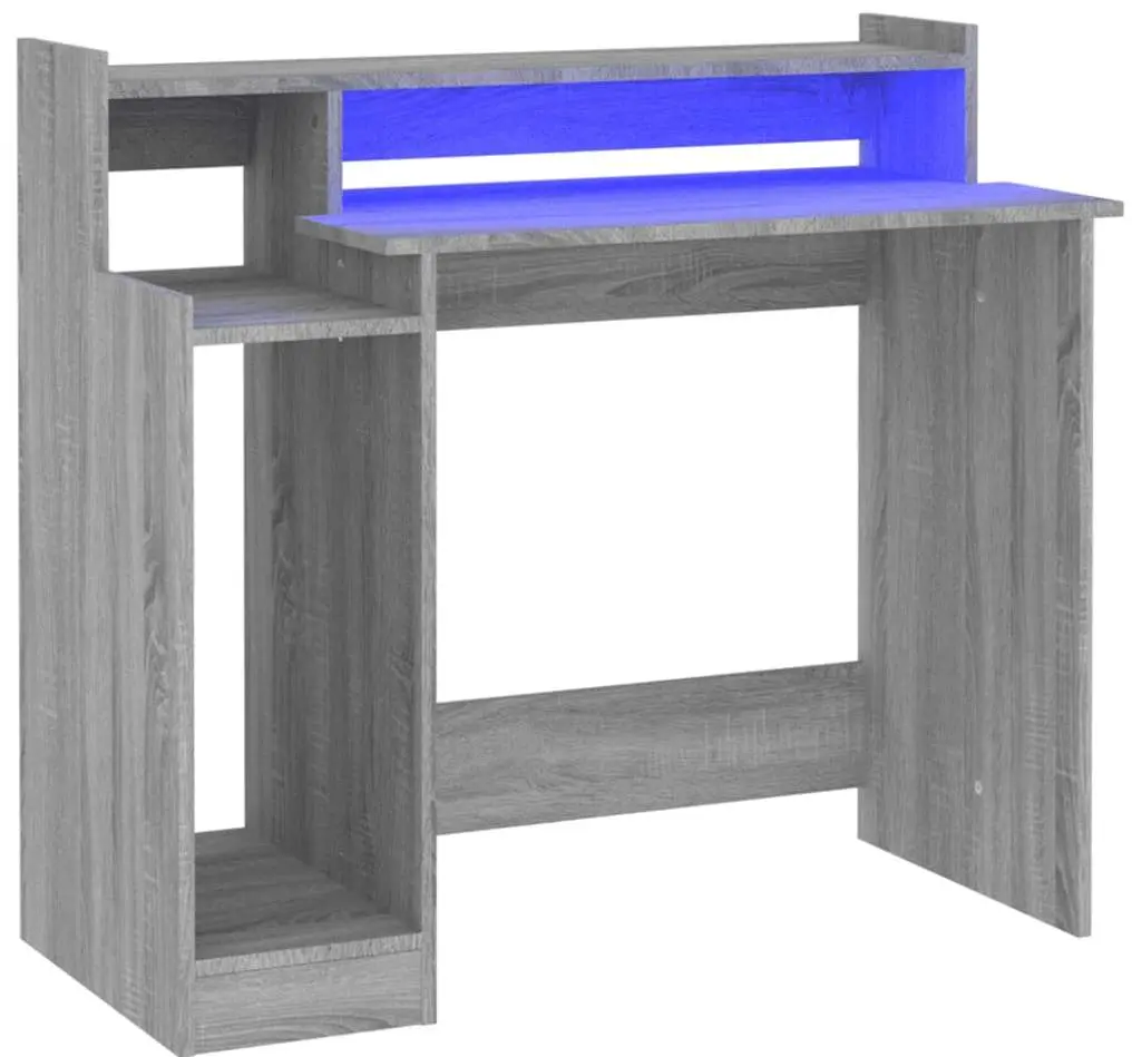 Masa de calculator VidaXL 820476 (Sonoma Gray)