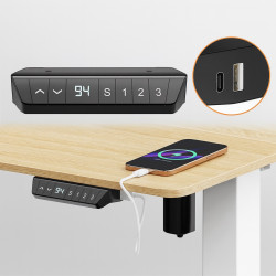 Masa de calculator gaming VonHaus 3000849 (White) Thumb