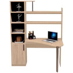 Masa de birou Yasen Kosinus (Sonoma Oak) Thumb