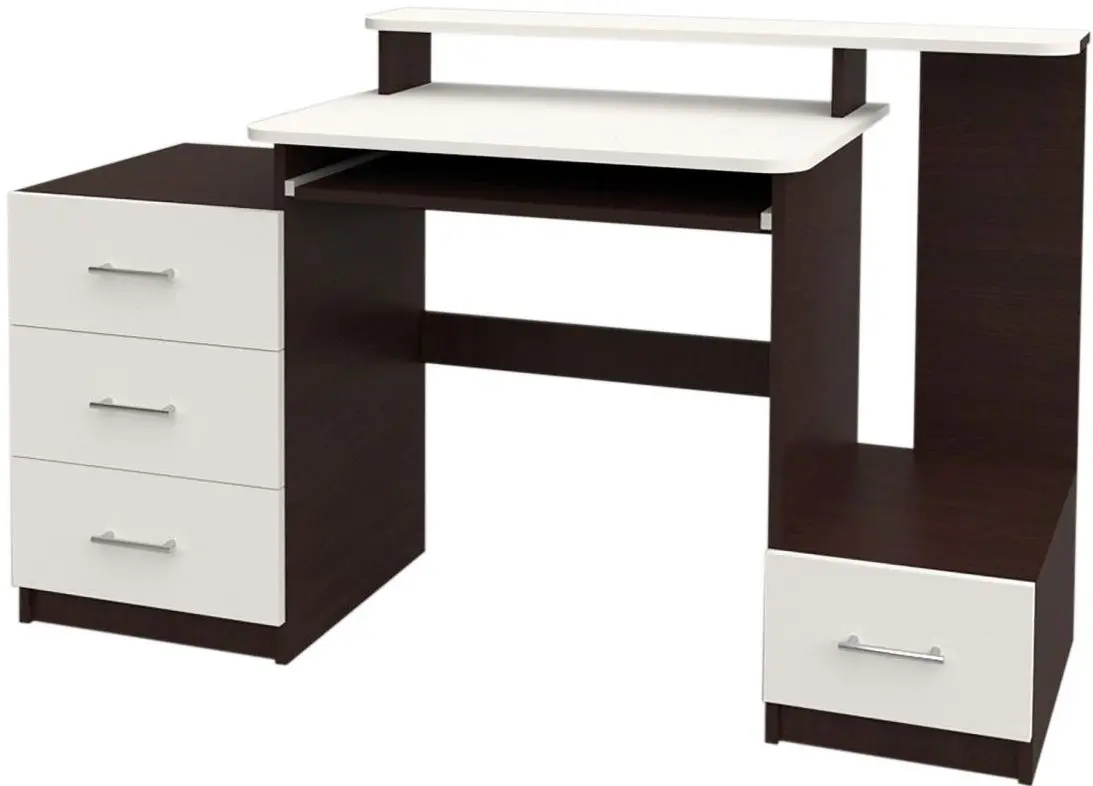 Masa de calculator Yasen Lega 3 (Wenge Magic/White)