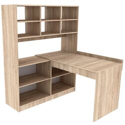 Masa de calculator Yasen Lega 9 (Sonoma Oak) Thumb