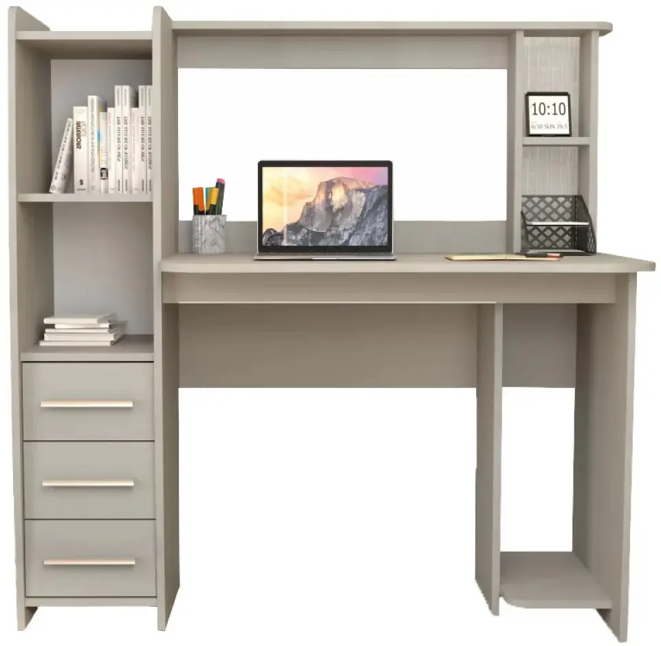 Masa de calculator Yasen Sinus (Cashmere/Grey Lava)