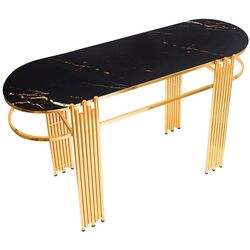 Masa auxiliara Casa Moora IDRC24 (Black Marble/Gold) Thumb