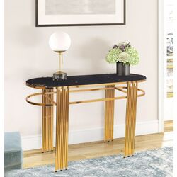 Masa auxiliara Casa Moora IDRC24 (Black Marble/Gold)