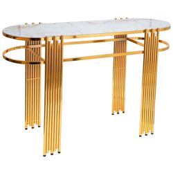 Консольный стол Casa Moora IDRC25 (White Marble/Gold) Thumb