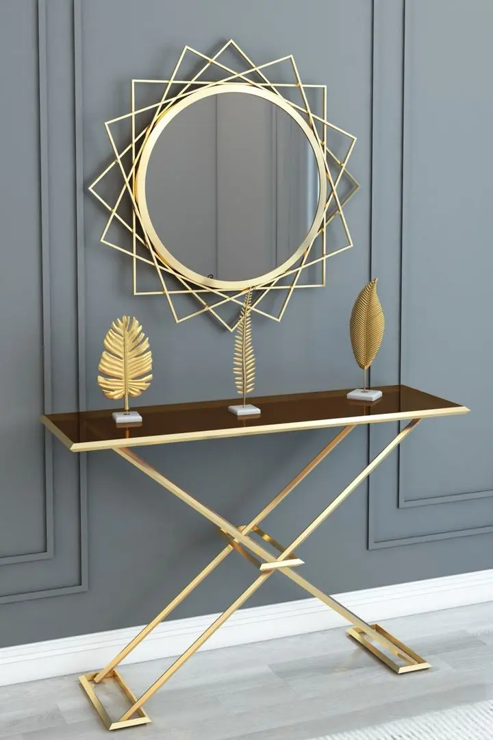 Консольный стол с зеркалом Casa Moora IDRSET10 (Gold)