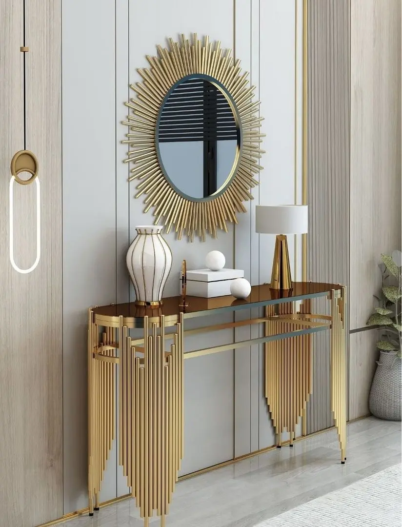 Консольный стол с зеркалом Casa Moora IDRSET9 (Gold)