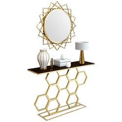 Консольный стол с зеркалом Casa Moora IDSET10 (Gold) Thumb