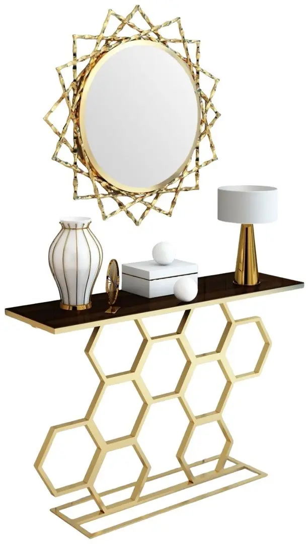 Консольный стол с зеркалом Casa Moora IDSET10 (Gold)