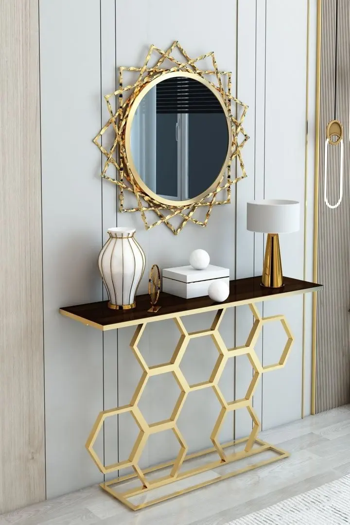 Консольный стол с зеркалом Casa Moora IDSET10 (Gold)