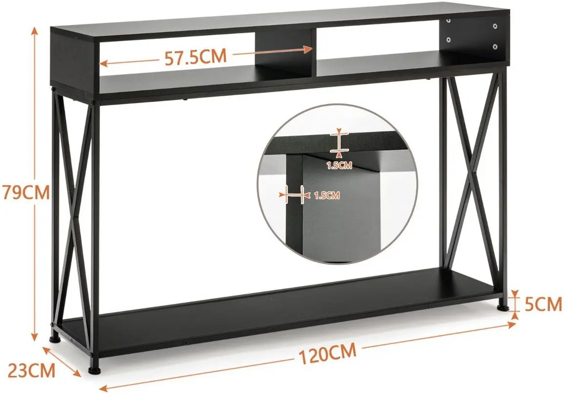 Masa auxiliara Costway HV10016BK (Black) - 8