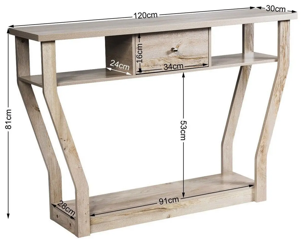 Консольный стол Costway HW60291GR (Grey)