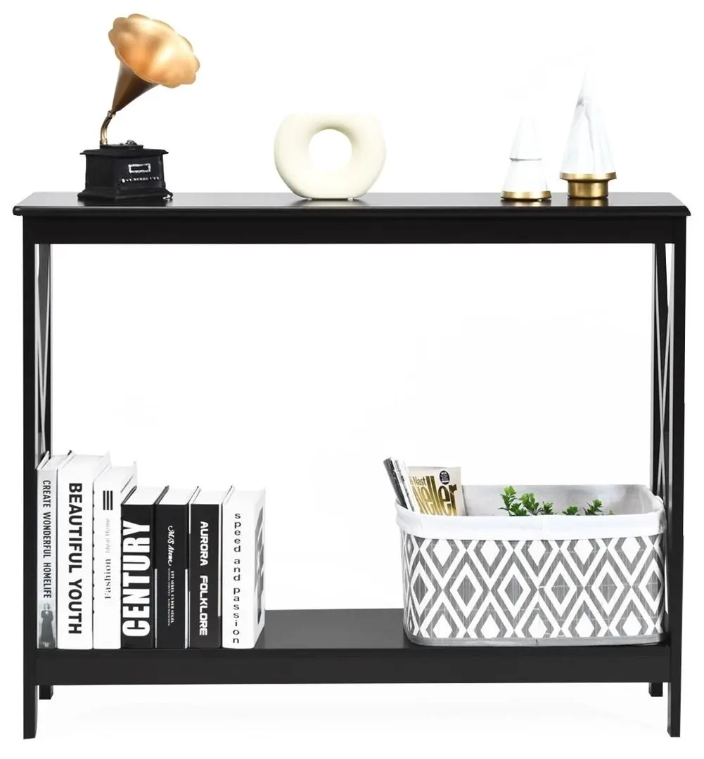 Masa auxiliara Costway HW65761BK (Black) - 5