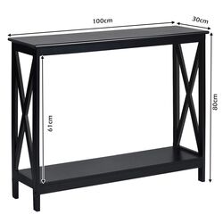 Masa auxiliara Costway HW65761BK (Black) Thumb